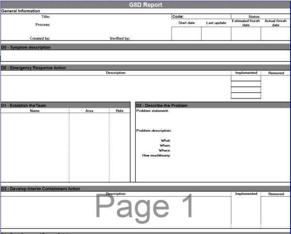 GD8 Format Excel Template